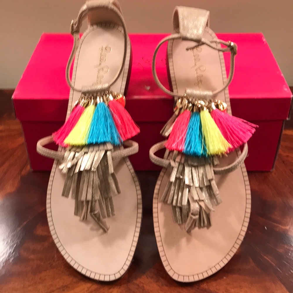 Lilly Pulitzer sandals - New in Box